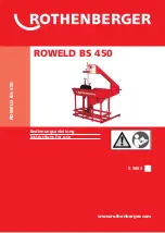 Preview for 1 page of Rothenberger ROWELD BS 450 Instructions For Use Manual