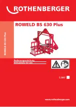 Rothenberger ROWELD BS 630 Plus Instructions For Use Manual preview