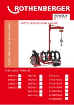 Preview for 1 page of Rothenberger ROWELD E Series Instruction Manual