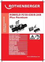 Rothenberger ROWELD P 12 B Instructions For Use Manual preview