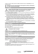 Preview for 73 page of Rothenberger ROWELD P 160 Saniline Instructions For Use Manual