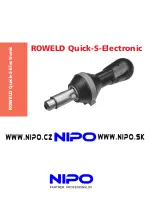 Preview for 1 page of Rothenberger ROWELD Quick-S-Electronic Operating Manual