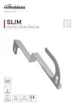 ROTHOBLAAS SLIM Installation Manual предпросмотр