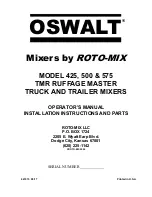 Roto-Mix 425 Operator'S Manual preview