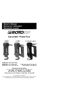 Roto Zip Tool pro series classic Owner'S Manual preview