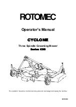 Rotomec CYCLONE C50 Series Operator'S Manual preview