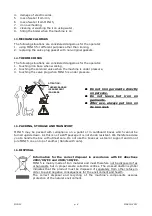 Предварительный просмотр 4 страницы ROTONDI MINI 5 Series Instruction And Maintenance