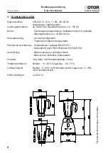 Preview for 6 page of ROTOR BAR BLENDER RBB Instruction Manual