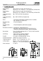 Предварительный просмотр 6 страницы ROTOR RBB2 Instruction Manual