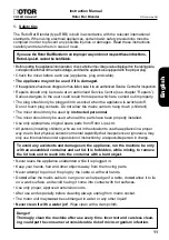 Предварительный просмотр 13 страницы ROTOR RBB2 Instruction Manual