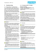 Preview for 19 page of ROTORCOMP EVO15 Operating Manual