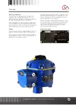 Preview for 7 page of rotork CVQ 1200 Installation And Maintenance Instructions Manual