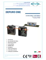 Rototec DEPURO ONE Maintenance Manual preview