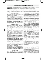 Preview for 2 page of RotoZip ROTOZIP RFS1000 Operating/Safety Instructions Manual