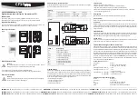 Preview for 2 page of Rotronic CF1 Series Short Instruction Manual