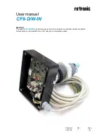 Preview for 1 page of Rotronic CF8-D User Manual