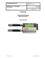 Rotronic LOG-HC2 User Manual preview