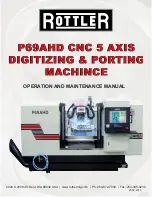 Rottler P69AHD Operation And Maintenance Manual preview