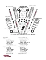 Предварительный просмотр 2 страницы rough country 92PERF1641 User Manual