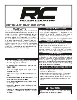 Preview for 1 page of rough country SOFT ROLL UP TRUCK BED COVER Manual