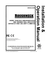 Предварительный просмотр 1 страницы Roughneck Roughneck V894WSH Installation & Operation Manual