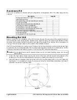 Предварительный просмотр 10 страницы Roughneck V910A-WDR Installation & Operation Manual