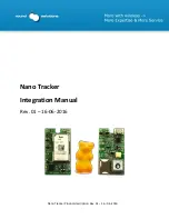 Round Solutions Nano Tracker Integration Manual предпросмотр