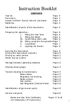 Предварительный просмотр 3 страницы roundhouse LEEK & MANIFOLD Owner'S Handbook Manual