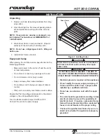 Preview for 8 page of Roundup Food Equipment Division HDC-20 Owner'S Manual