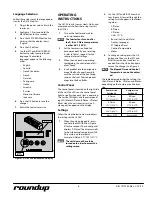 Preview for 6 page of Roundup 9210880 Owner'S Manual