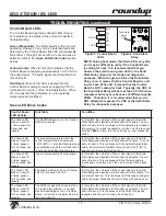 Предварительный просмотр 12 страницы Roundup ES-1200 Owner'S Manual