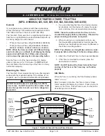 Roundup TIMETECH TTS-4 Using Instructions preview