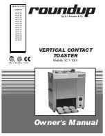 Preview for 1 page of Roundup VCT-1000 Owner'S Manual