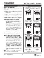 Preview for 9 page of Roundup VCT-20 Deluxe Owner'S Manual