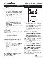 Preview for 9 page of Roundup VCT-2010 Owner'S Manual