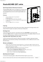 Preview for 1 page of RouterBOARD QRT Series Quick Setup Manual And Warranty Information