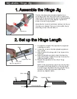 Preview for 2 page of RoutingJigs Adjustable Hinge Jig Instruction Leaflet