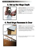 Preview for 3 page of RoutingJigs Adjustable Hinge Jig Instruction Leaflet