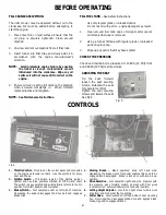 Предварительный просмотр 6 страницы Rover 5377 - 12HP Owner'S Manual