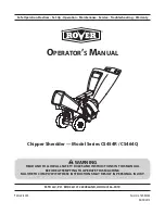 Rover CS454R Series Operator'S Manual preview