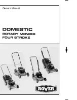 Preview for 1 page of Rover Domestic Domestic Rotary Mower Owner'S Manual