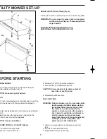 Preview for 5 page of Rover Domestic Domestic Rotary Mower Owner'S Manual