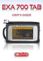 Rover EXA 700 TAB User Manual preview