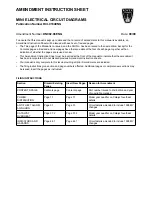 Preview for 3 page of Rover Mini 1997 Electrical Circuit Diagrams