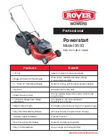 Предварительный просмотр 1 страницы Rover Powerstart 3593 Specification Sheet