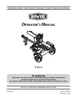 Rover R 21 LS Operator'S Manual preview