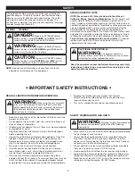 Preview for 2 page of Rover R4HB Operator'S Manual