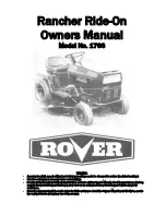 Предварительный просмотр 1 страницы Rover Rancher 1766 Owner'S Manual