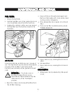 Preview for 13 page of Rover XT133 Operator'S Manual