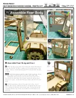 Preview for 15 page of Rovers North Land Rover Defender 90 Kit Building Manual For Assembling Wood Model Kits